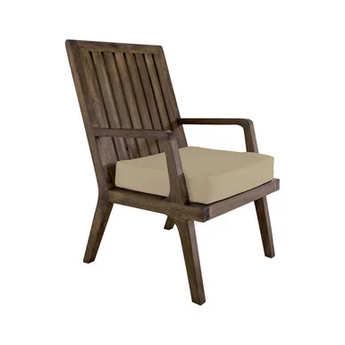 Teak Arm Chair Cushion in Cream (45|2317010CO)
