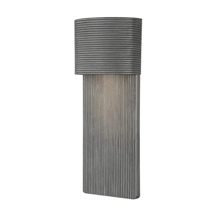 Tempe Wall Sconce 1-Light Outdoor LED in Graphite 6.75L x 6.75W x 17H