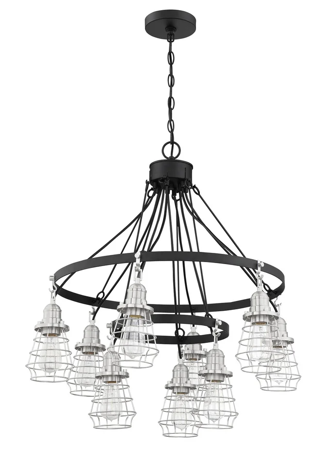 Thatcher Nine Light Chandelier