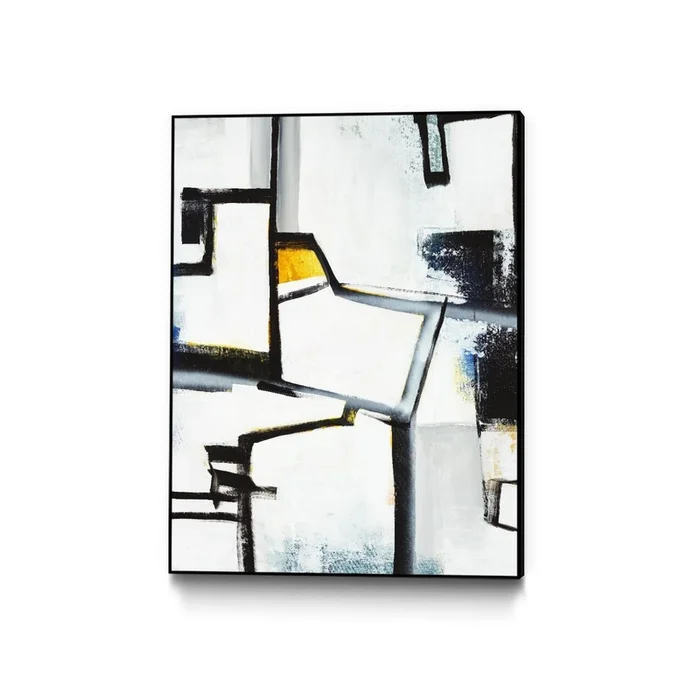The A Line Ii Canvas Framed Black 30×40 Wall Art|uvre d’art murale sur toile encadre noire The A Line Ii 30×40