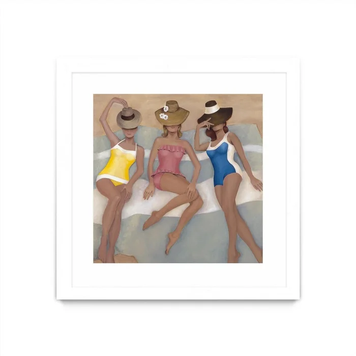 The Orange County Club.tif Matted and Framed White 36×36 Wall Art|uvre dart murale encadre blanche et mate The Orange County Club.tif 36×36