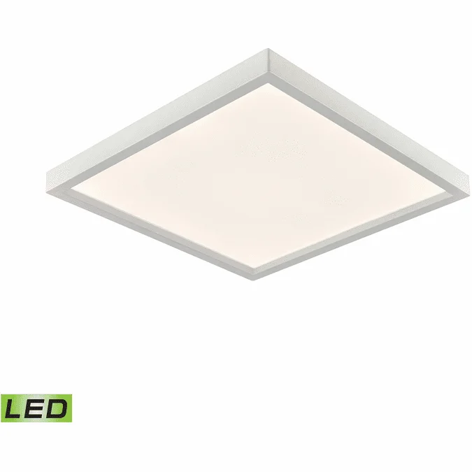 Thomas CL791534 Ceiling Essentials Modern White LED 9.5″ Flush Mount Lighting Fixture