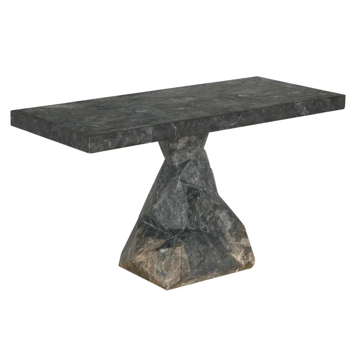tilden console, black marble