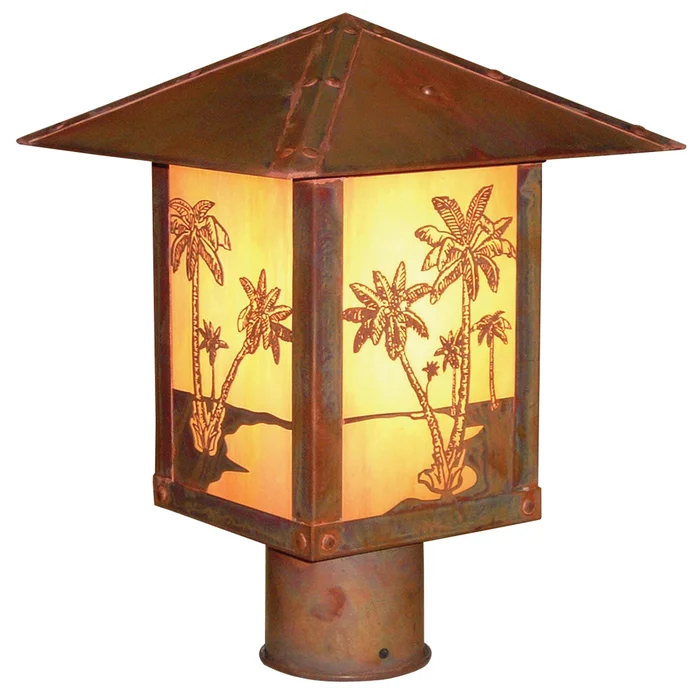 Timber Ridge One Light Post Mount in Mission Brown (37|TRP-16TRCR-MB)