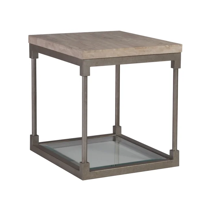 topa rectangular end table