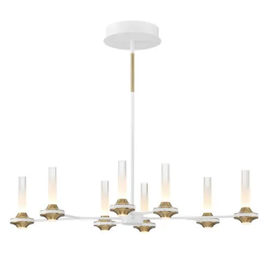 Torcia LED Chandelier in White (40|45714-023)