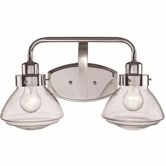 Trans Globe 71622 PC Colorado Polished Chrome 2-Light Bath Lighting Fixture
