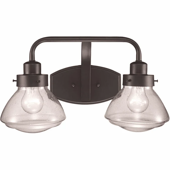 Trans Globe 71622 ROB Colorado Rubbed Oil Bronze 2-Light Vanity Light