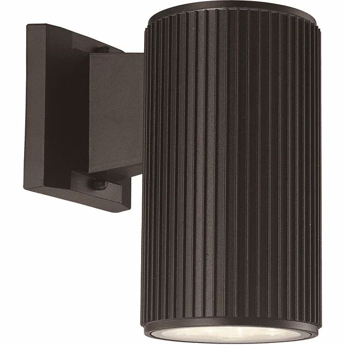 Trans Globe LED-50822-BK Lilly Modern Black LED Exterior 8″ Wall Lamp