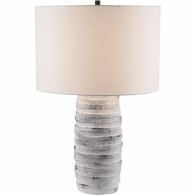 Trans Globe RTL-9177 GRY Garrison Modern Gray Table Light