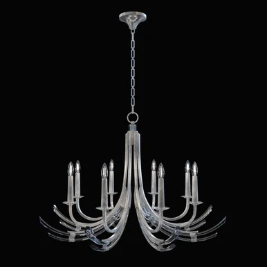 Trevi Eight Light Chandelier in Silver (48|782140-1ST)