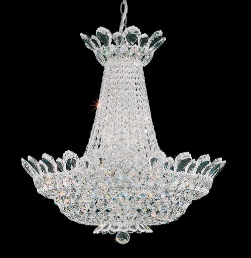 Trilliane 24 Light 120V Pendant in Polished Stainless Steel with Heritage Handcut Crystal (168|5871H)