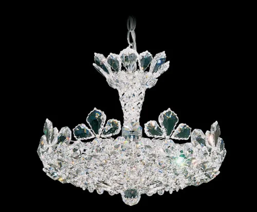 Trilliane 6 Light 120V Pendant in Polished Stainless Steel with Heritage Handcut Crystal (168|5853H)