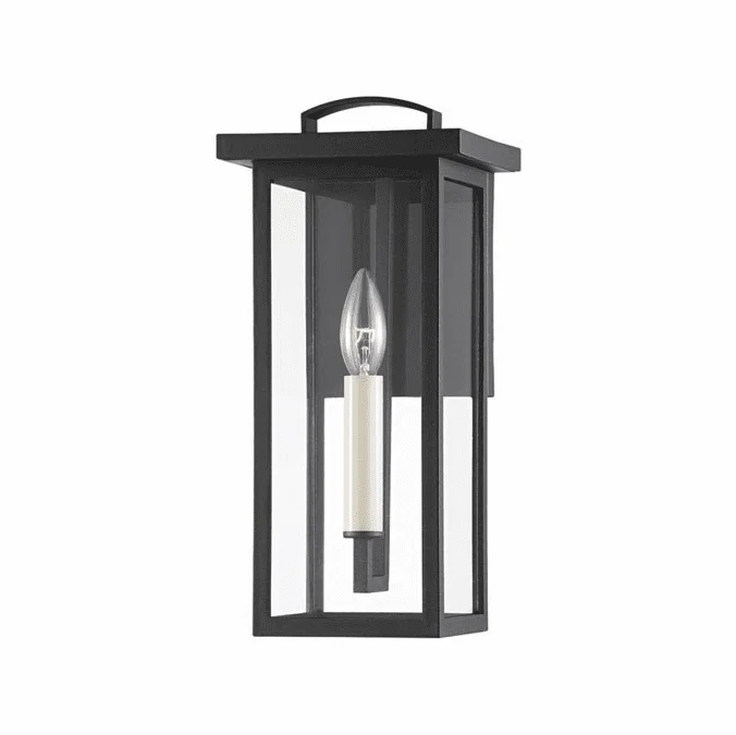 Troy B7521-TBK Eden Textured Black Exterior Wall Sconce