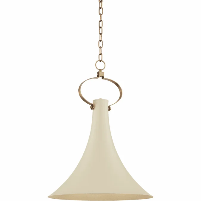 Troy F1518-PBR/SSD Radcliff Modern Patina Brass 18″ Pendant Hanging Light
