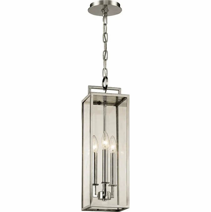 Troy F6537 Beckham Contemporary Stainless Exterior Lighting Pendant