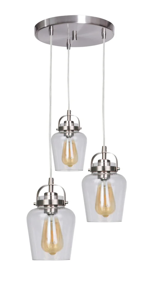 Trystan Three Light Pendant