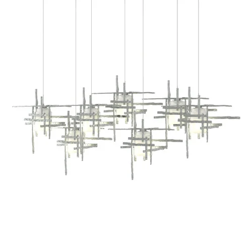 Tura 7-Light Frosted Glass Pendant (65|131096-SKT-LONG-82-YC0305)