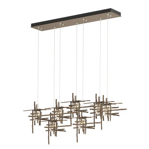 Tura 7-Light Seeded Glass Pendant (65|131095-SKT-STND-05-II0728)