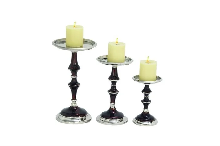UMA ALUM CNDL HLDR S/3 8″, 10″, 13″H | 51597