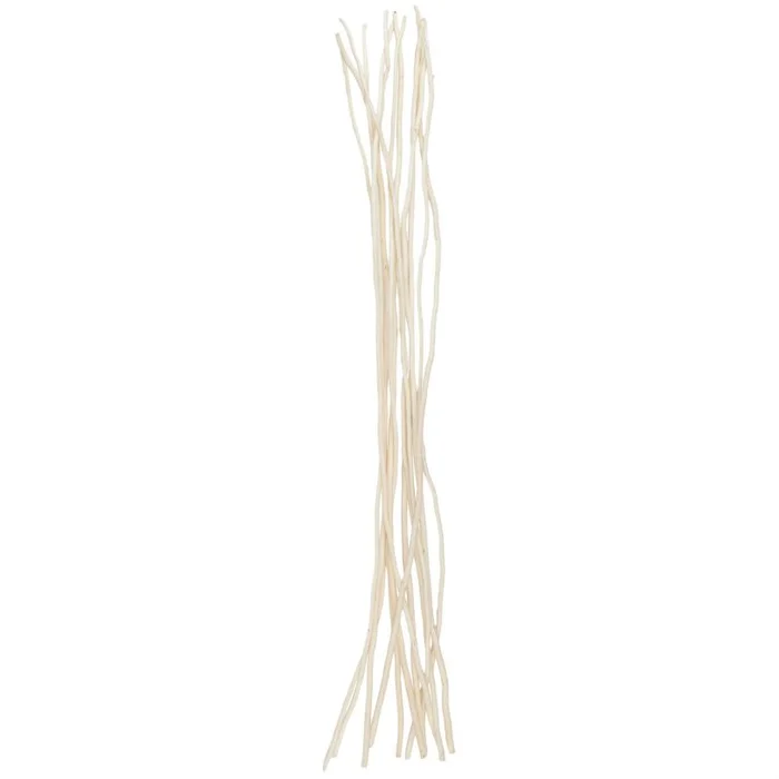 UMA Beige Dried Plant Tall Wavy Stick Home Decor Natural Foliage, 6″ x 7″ x 60″ | 15728