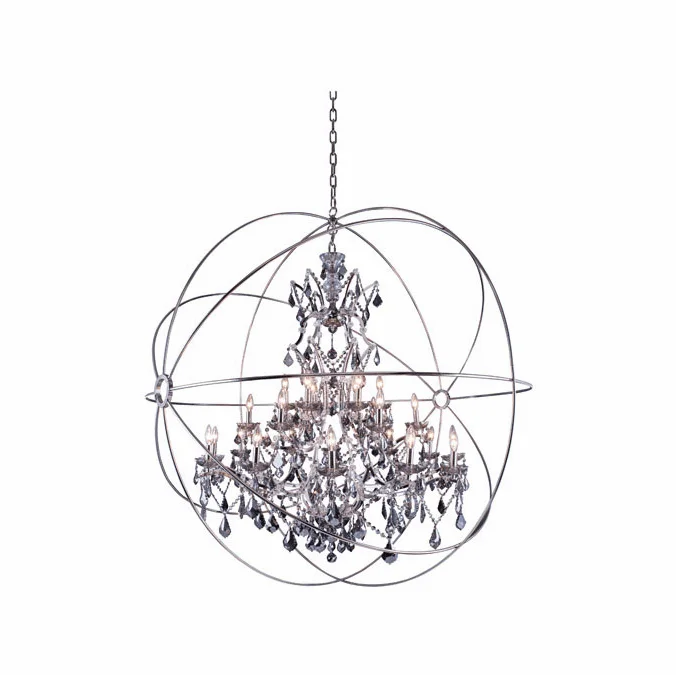 Urban Classic 1130G60PN-SS-RC Geneva Polished Nickel 60″ Pendant Lighting Fixture