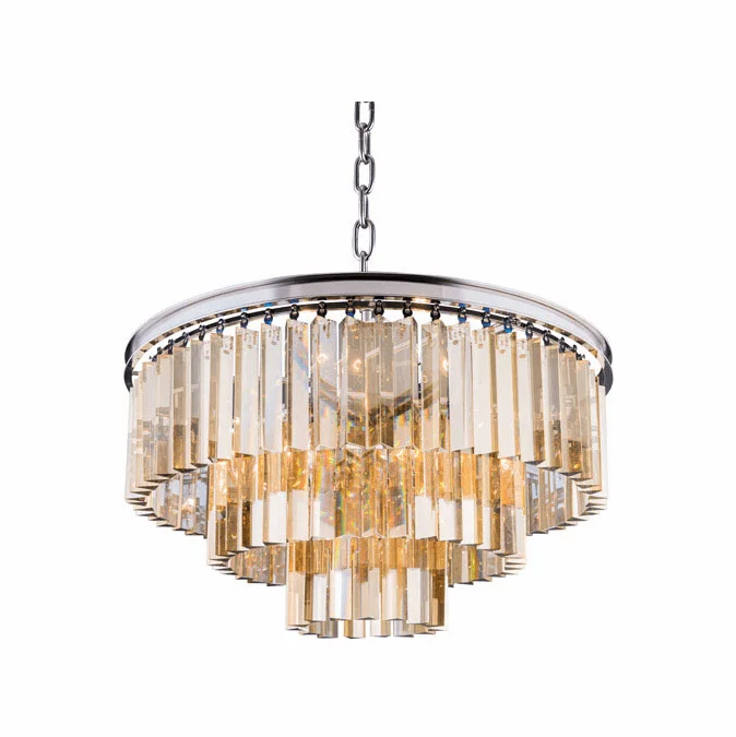 Urban Classic 1201D26PN-GT-RC Sydney Polished Nickel 26″ Hanging Lamp