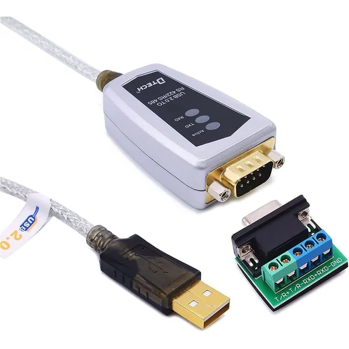 USB to RS422 RS485 Serial Port Converter Charging Adapter Cable 0.5m