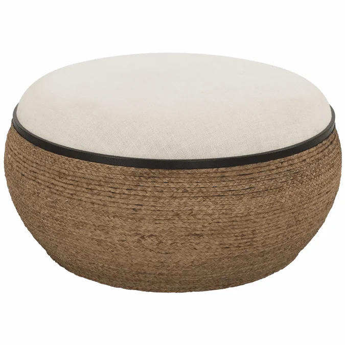 Uttermost 23734 Island Contemporary Ottoman