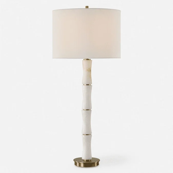 Uttermost 30354 Unify Contemporary Plated Brass Side Table Lamp