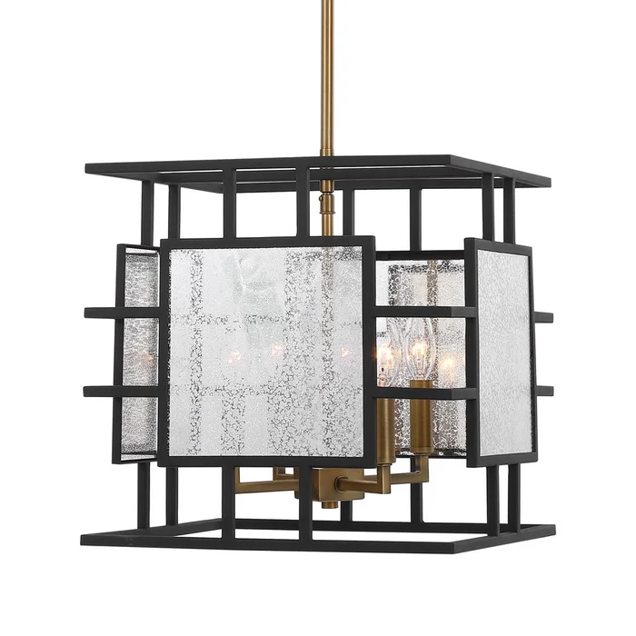 Uttermost Holmes 4 Light Geometric Pendant – 21543