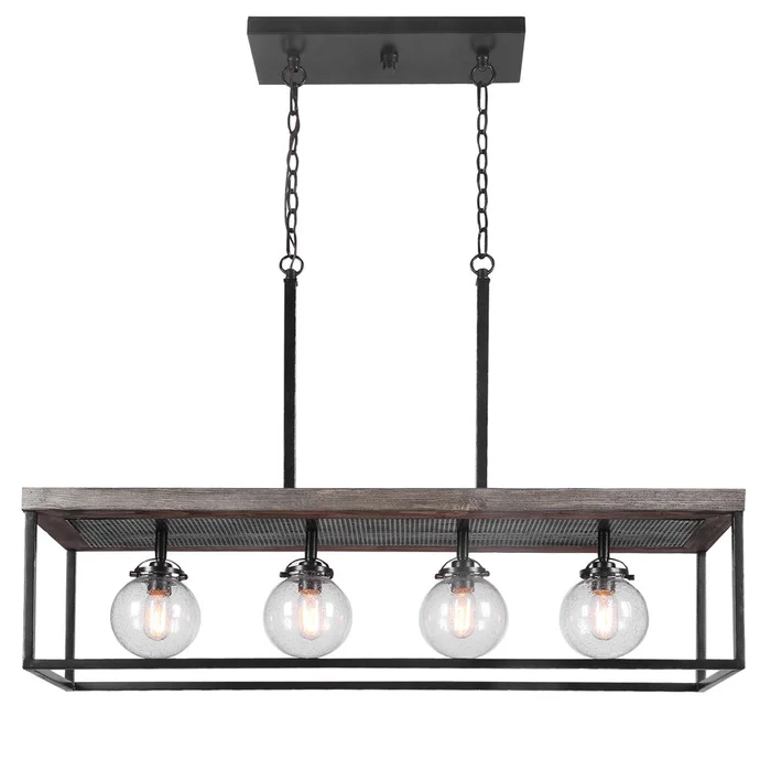 Uttermost Pearsall 4 Light Industrial Island Light – 21330