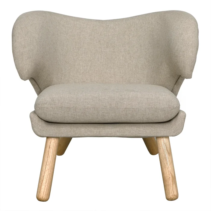 valerie chair with wheat fabric