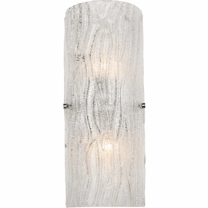 Varaluz AC1102 Brilliance Modern Chrome Bath Wall Sconce