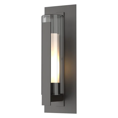 Vertical Bar Fluted Glass Large Outdoor Sconce (65|307283-SKT-14-ZU0662)