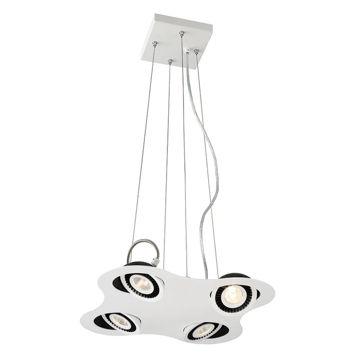 Vision LED Pendant in White/Black (40|29485-017)