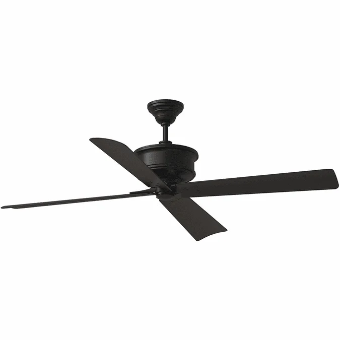 Visual Comfort Fan 4SBWR56MBK Subway Midnight Black 56″ Ceiling Fan