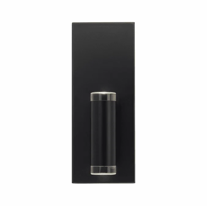 Visual Comfort Modern 700BCDBS1B-LED930 Dobson II Modern Matte Black LED Sconce Lighting