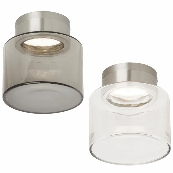 Visual Comfort Modern 700FMCASD Casen Modern Satin Nickel LED Ceiling Lighting Fixture