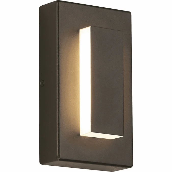 Visual Comfort Modern 700OWASP9308DZ Aspen Modern Bronze LED Outdoor 8″ Wall Sconce Lighting