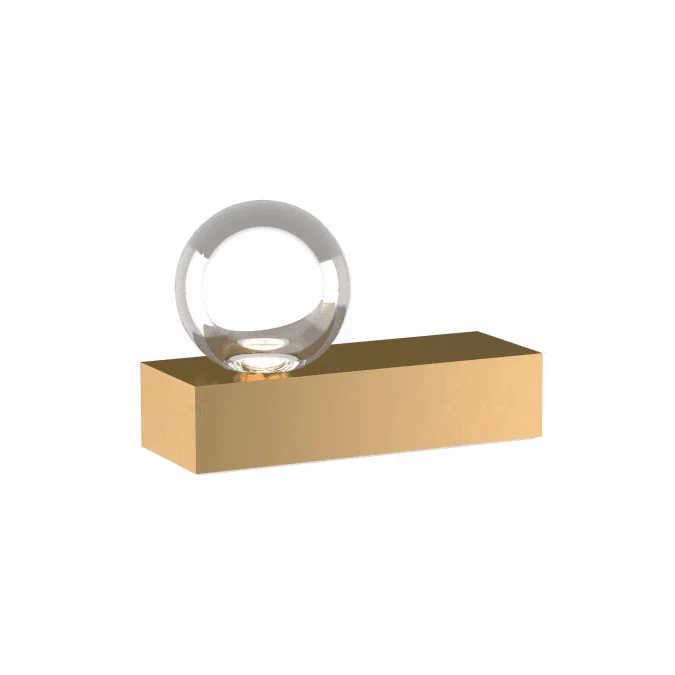 Visual Comfort Modern 700PRTMINANB-LED927 Mina Modern Natural Brass LED Table Top Lamp