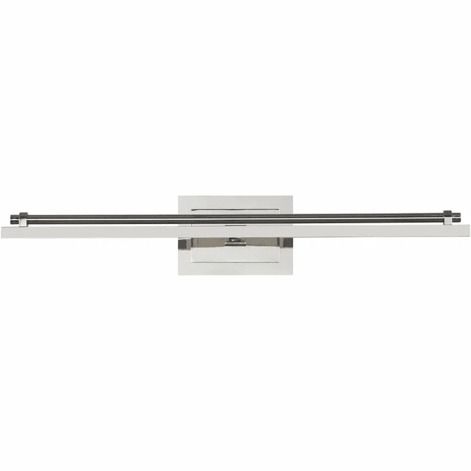 Visual Comfort Modern SLPC11630N Kal Contemporary Polished Nickel LED 24″ Picture Lighting Fixture