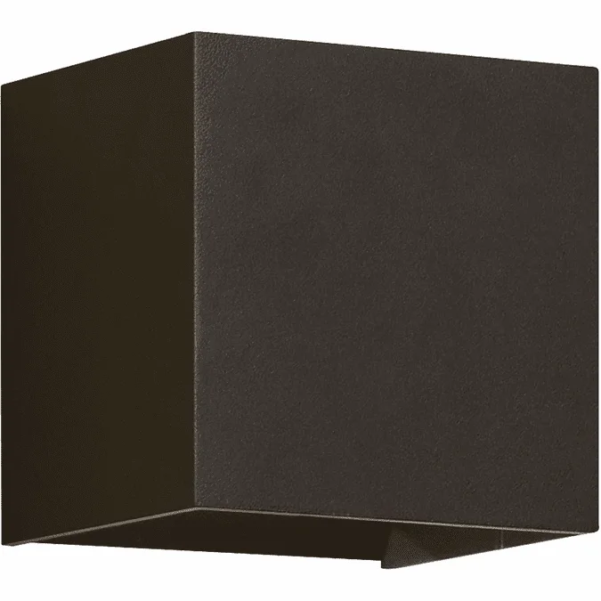 Visual Comfort Modern VEX-OUTDOOR-WALL-BRONZE Vex Contemporary Bronze LED Outdoor Lighting Wall Sconce