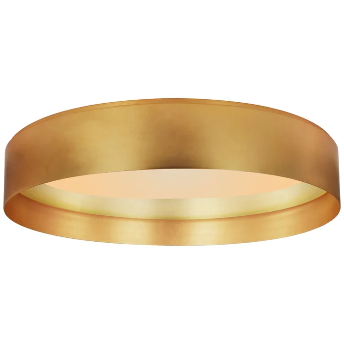 Visual Comfort Shaw Grande Flush Mount in Gild Ceiling Light W30″ x H5.75″