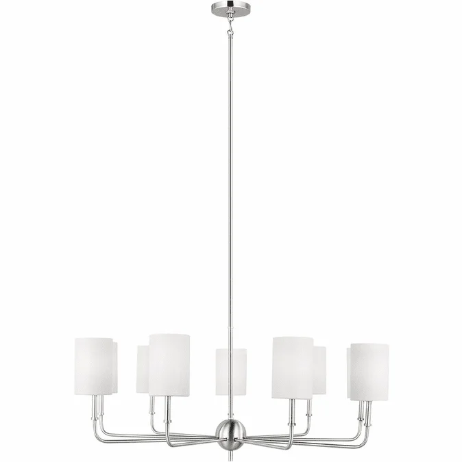 Visual Comfort Studio 3109309-962 Foxdale Brushed Nickel 36″ Chandelier Light