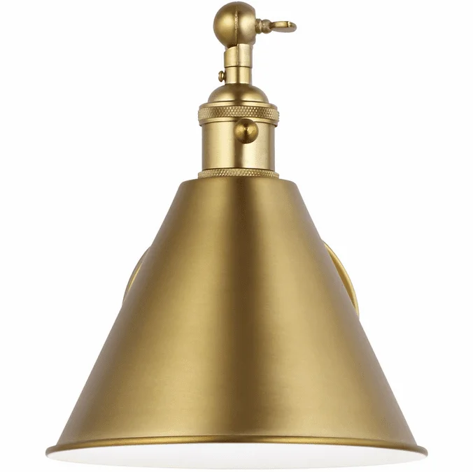 Visual Comfort Studio 4198101-848 Salem Contemporary Satin Brass Wall Sconce