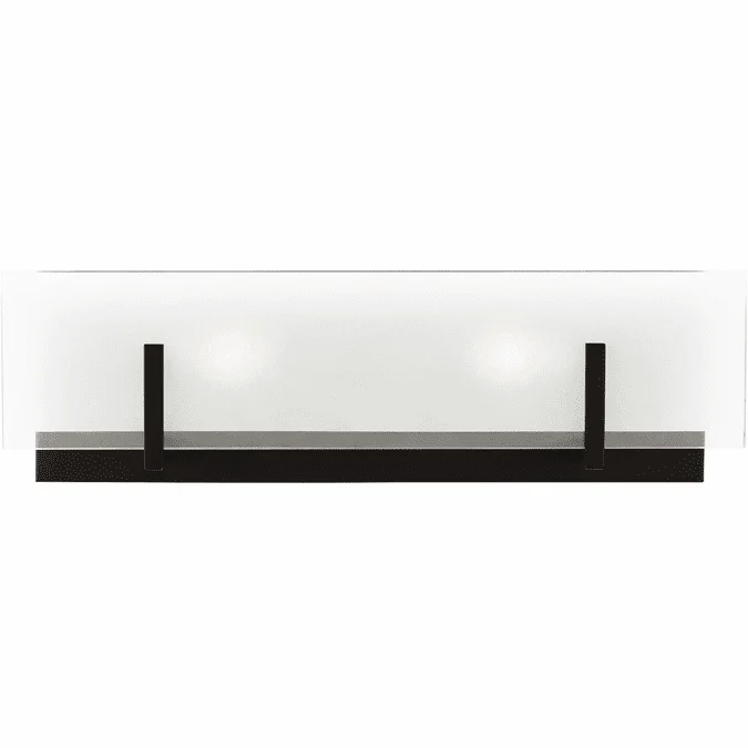 Visual Comfort Studio 4430802-112 Syll Modern Midnight Black 2-Light Bath Sconce
