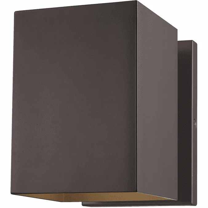 Visual Comfort Studio 8531701EN3-10 Pohl Modern Bronze LED Outdoor 7″ Wall Light Sconce