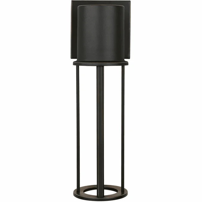 Visual Comfort Studio 8645893S-71 Union Contemporary Antique Bronze LED 15.75″ Exterior Lighting Wall Sconce