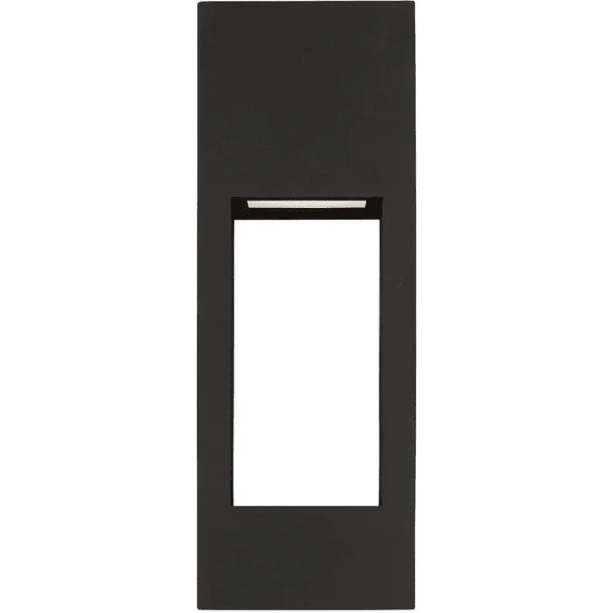 Visual Comfort Studio 8657793S-12 Testa Modern Black LED Outdoor Wall Light Fixture